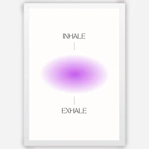 Inhale, Exhale - Wall Art A3 Size Photo Frame (297 x 420 mm)