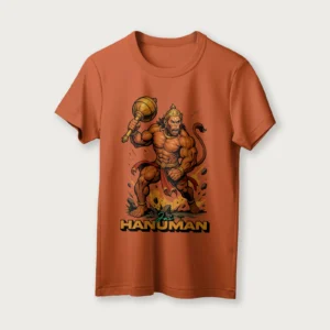 Jai Hanuman | English | Unisex T-Shirt | 100% Cotton | Regular Fit | Spiritual Graphic Tee